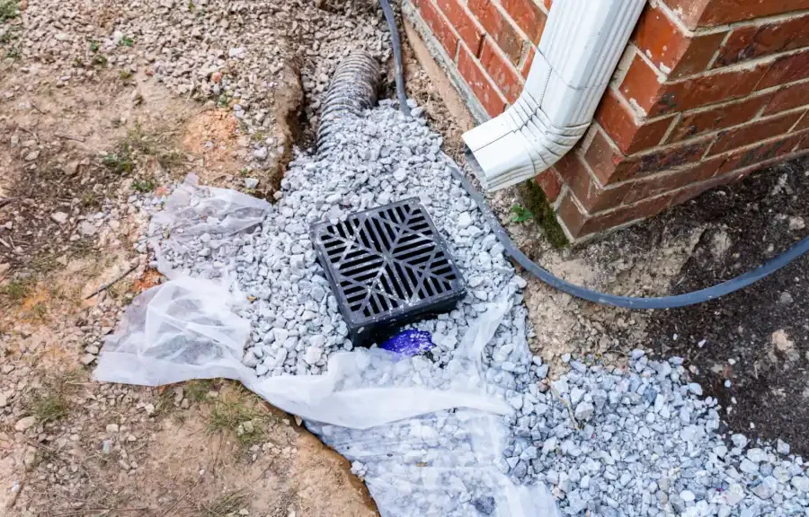 Drainage design and catch basin