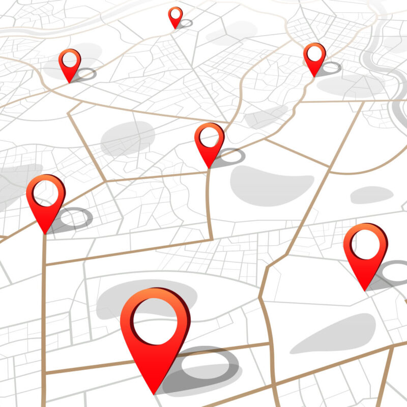 Area we service Map
