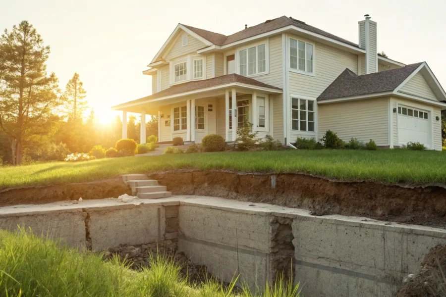 Affordable foundation repair for a stable home.