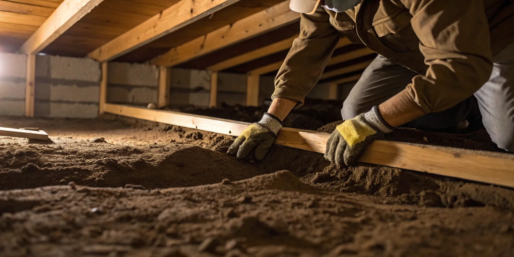 How to Insulate a Crawl Space with a Dirt Floor