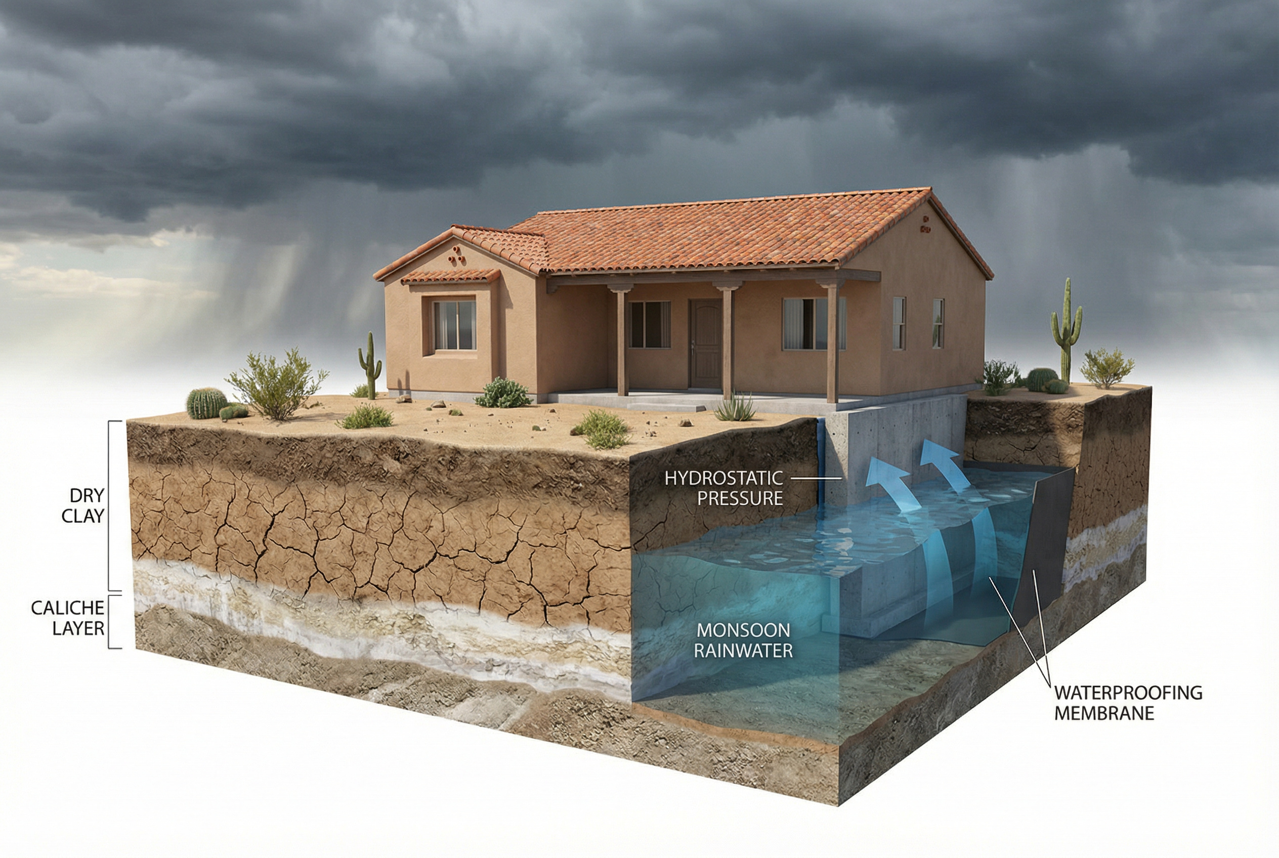 Foundation Waterproofing in Desert Climates: A Homeowner’s Guide